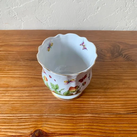 Lenwile Ardalt Butterfly Vase | Vintage Porcelain | Gold Trim Cottagecore - Picture 11 of 15